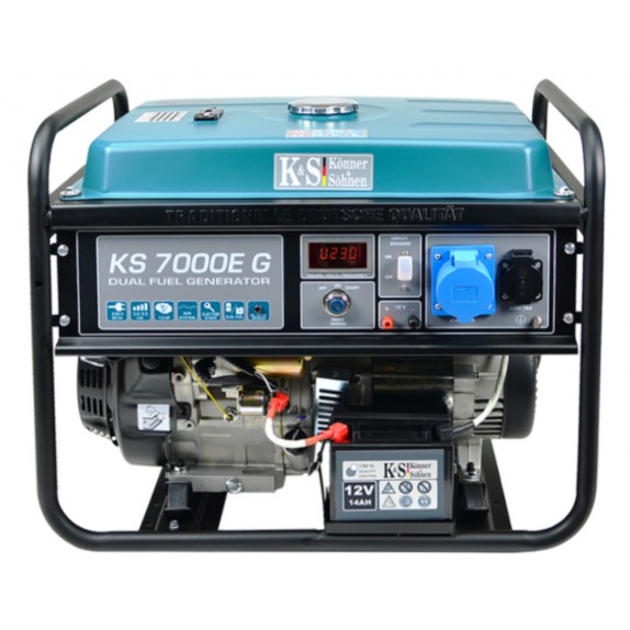 Generator 8 KW monofazat 220V  benzina si GPL