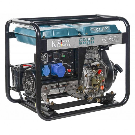 Generator curent  5 KW monofazat pe motorina